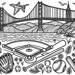 san francisco giants coloring pages