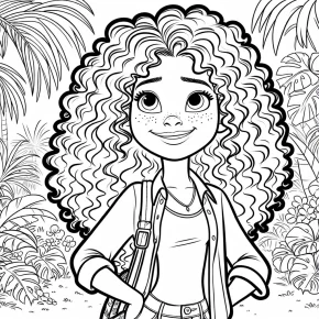 isabella encanto coloring pages