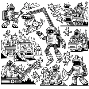 rescue bots coloring pages