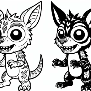 chupacabra coloring pages