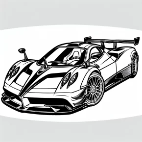 pagani coloring pages