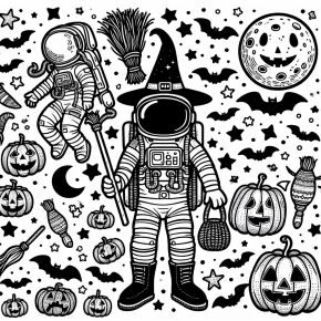 halloween among us coloring pages