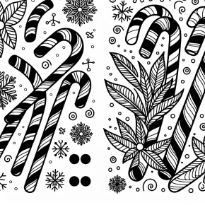 printable coloring pages of candy canes