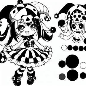 sanrio kuromi coloring pages