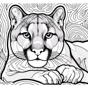 mountain lion coloring pages