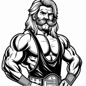 hulk hogan coloring pages