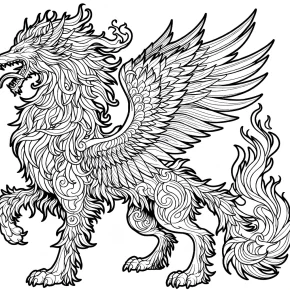 arcanine coloring pages