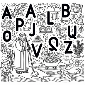 abc bible coloring pages