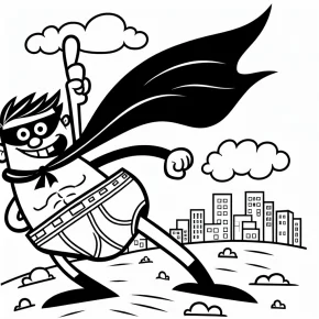 captain underpants movie coloring pages