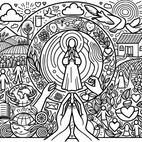 coloring pages about faith