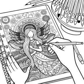 coloring pages for art class