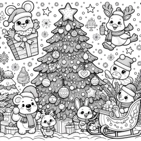 christmas disney coloring pages coloring page