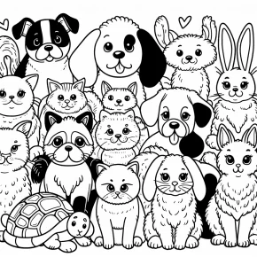 pet coloring pages