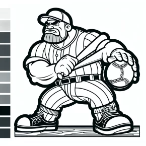 giants baseball coloring pages