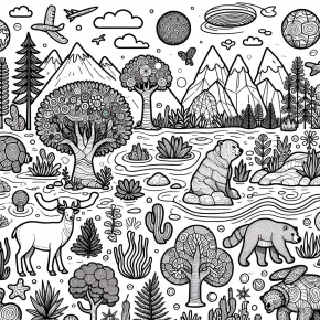 biome coloring pages