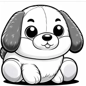 dog squishmallow coloring pages