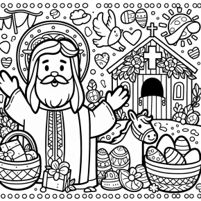 good friday coloring pages