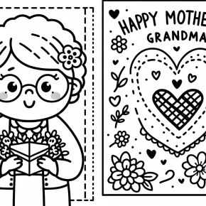 grandmother mothers day coloring pages for grandma