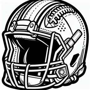 nfl football helmet coloring pages