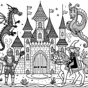 fairy tales coloring pages