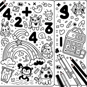 coloring pages math addition