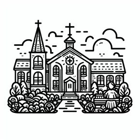 printable catholic schools week coloring pages