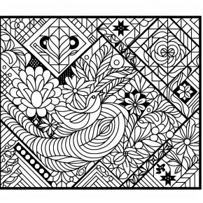 free printable printable quilt patterns coloring pages