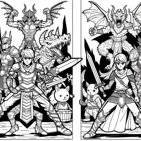 demon slayer characters coloring pages