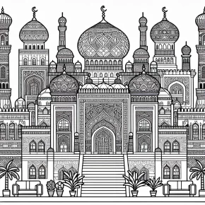 mecca coloring pages