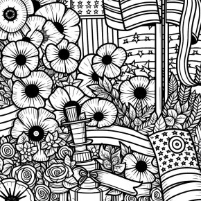 memorial day coloring pages for adults