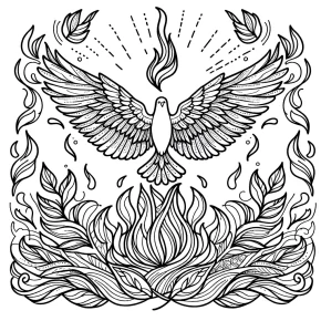 free printable holy spirit coloring pages