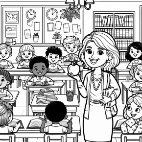 cute teacher appreciation coloring pages