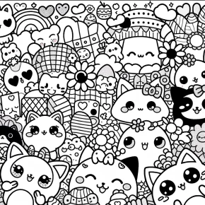 sanrio coloring pages pdf