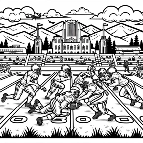 oregon football coloring pages