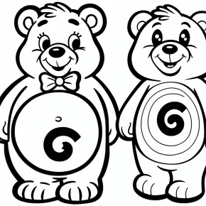 care bears coloring pages printable