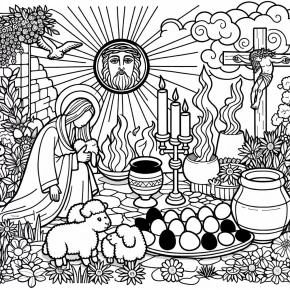 printable good friday coloring pages