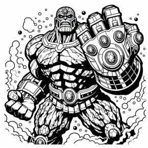 thanos coloring pages