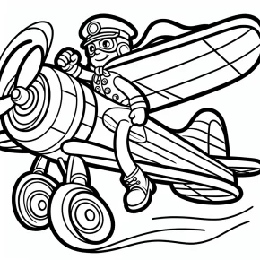 super wings coloring pages