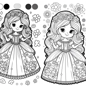 online princess coloring pages