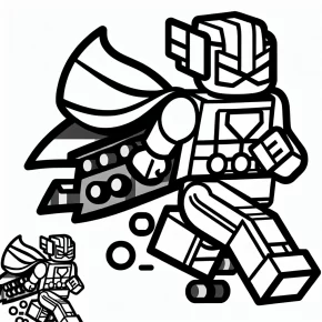 lego flash coloring pages