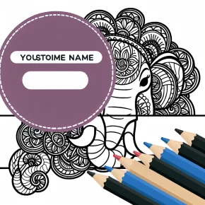 customized name coloring pages