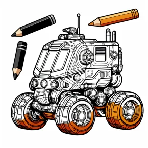 amber robocar poli coloring pages