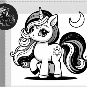 luna my little pony coloring pages