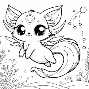 coloring pages pokemon mew