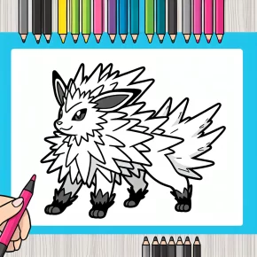 pokemon coloring pages jolteon