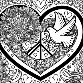 god is love coloring pages free