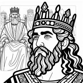 king solomon coloring pages