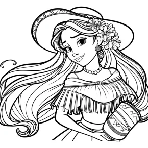 dolores encanto coloring pages