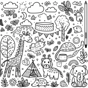 kindergarten coloring pages