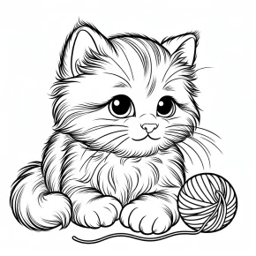 kitten coloring pages